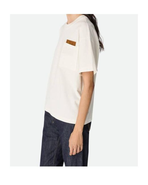 Bottega Veneta White Jersey T-Shirt