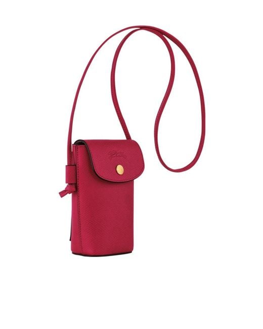 Longchamp Red Épure Phone Case