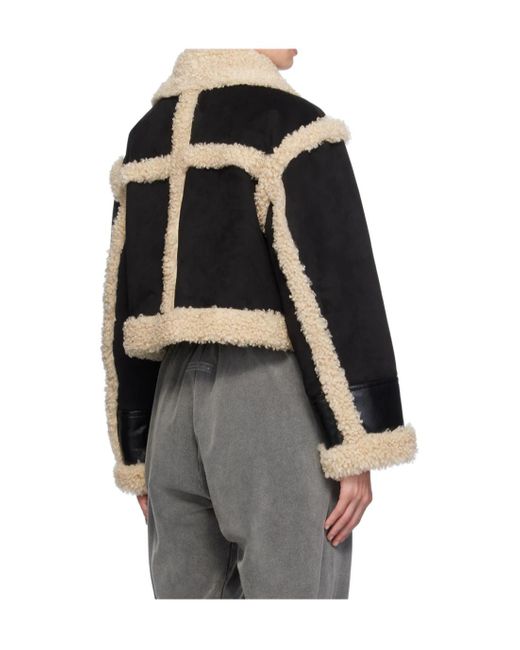 Stand Studio Black Edith Lapel Casual Jacket