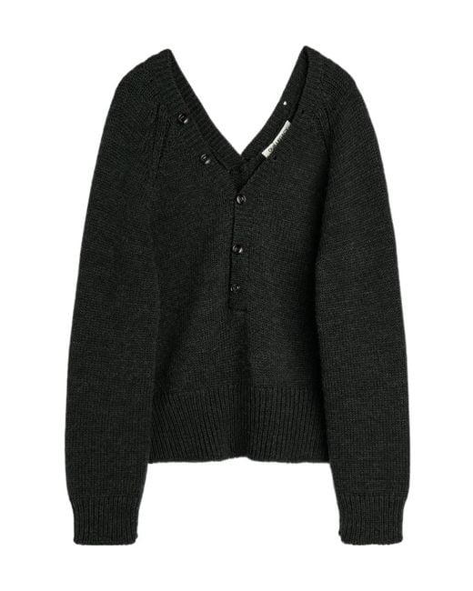 Our Legacy Black Country Henley Cardigan