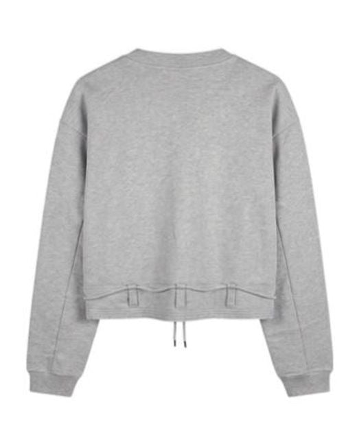 Dries Van Noten Gray Long-Sleeve Sweatshirt for men