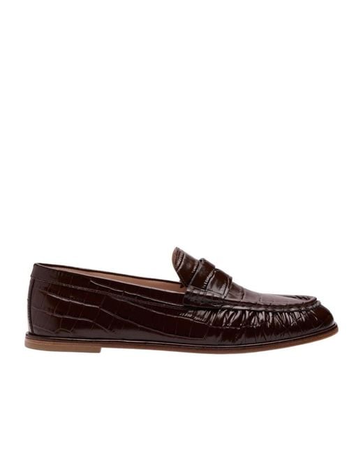 Stuart Weitzman Brown Spencer Loafer