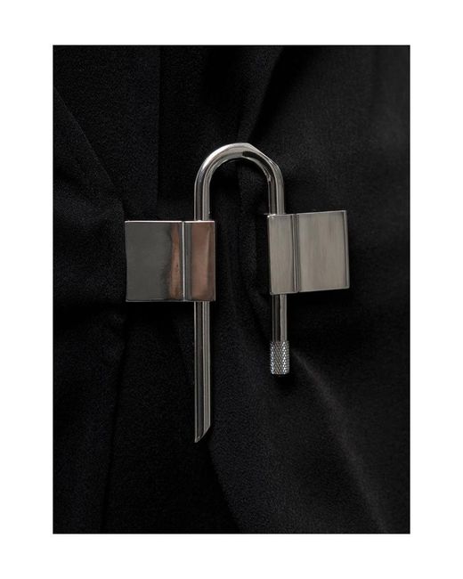 Givenchy Black Long-Sleeve Wrap Top