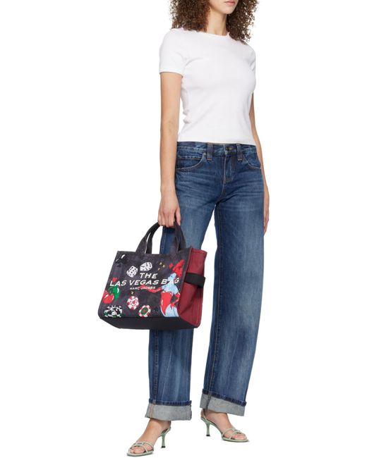 Marc Jacobs Red Printed Handbag