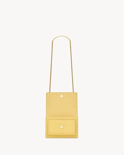 Saint Laurent Metallic Sunset Small Flap Bag