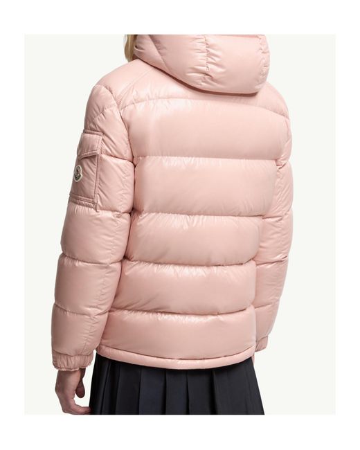 Moncler Pink Maire Zip-Up Padded Jacket