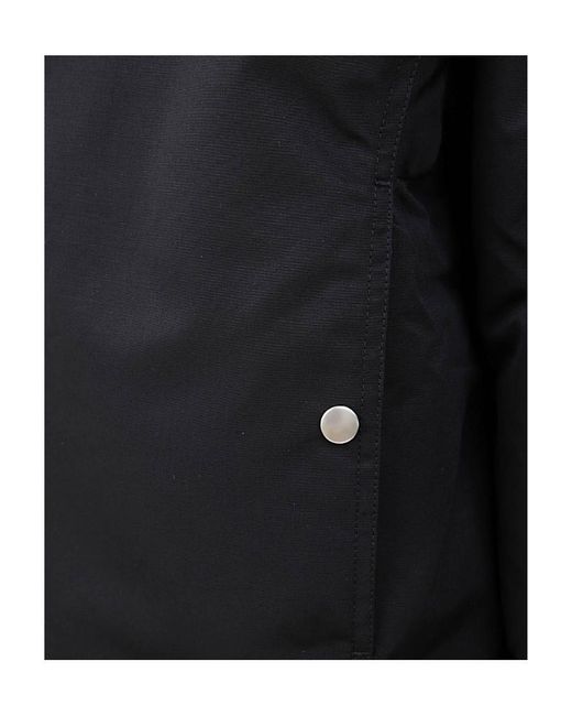 Rick Owens Black Long Bomber Jacket for men