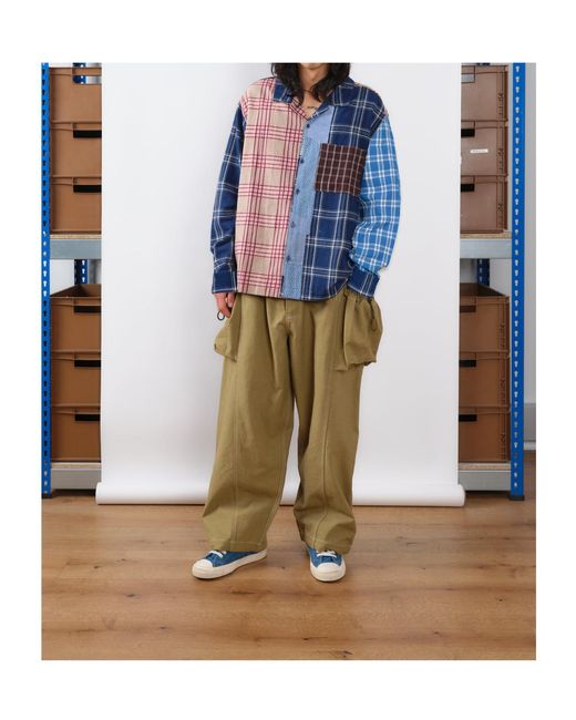 STORY mfg. Blue Greetings Shirt for men