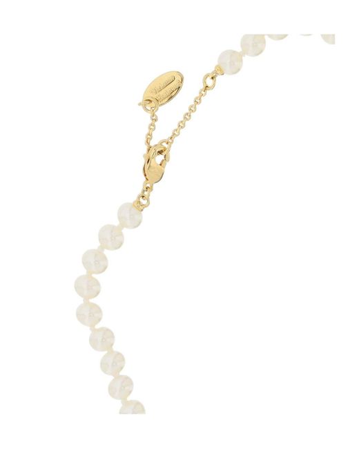 Vivienne Westwood White Lucrece Necklace
