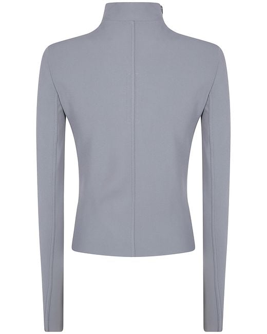 Rick Owens Blue Gary Zip-Up Jacket