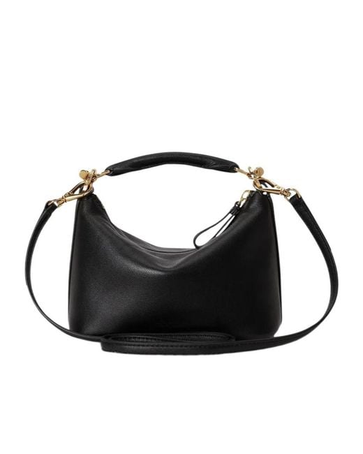 Ralph Lauren Black Mini Blaike Tote Bag