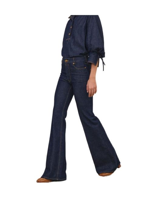 Zimmermann Blue Slim Flare Jean