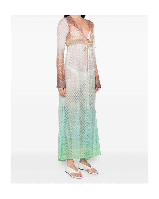 Missoni White Open-Knit Cover-Up