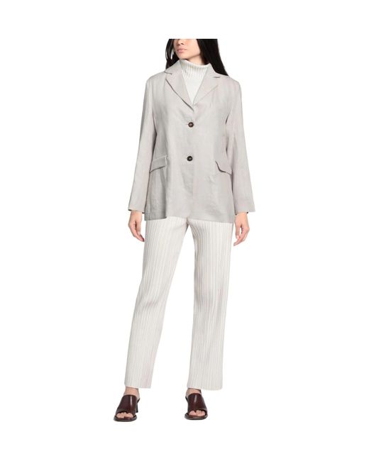 Max Mara Gray Simple Single- Blazer