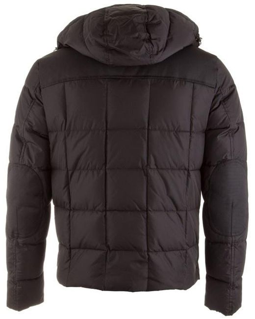 Paul & Shark Black Hooded Cotton-Padded Suit for men