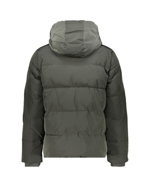 K-Way Green Hooded Puffer Down Jacket for men