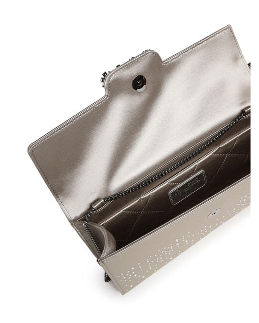 Roger Vivier Gray Flap Shoulder Bag