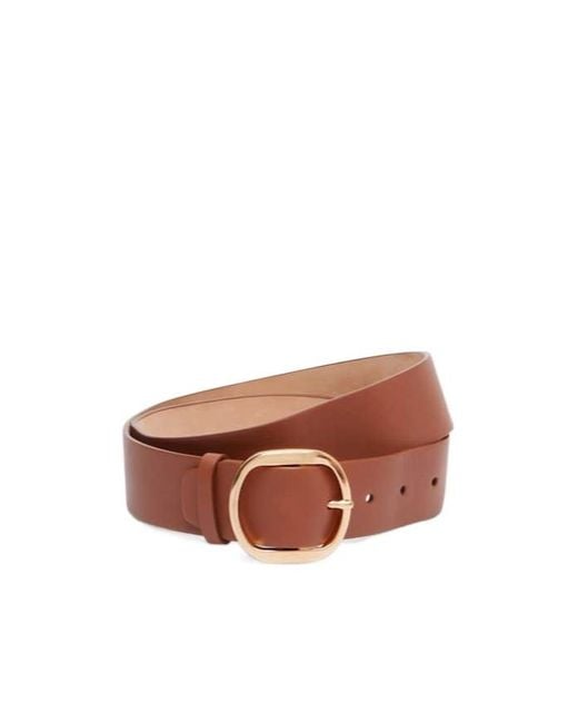 Gabriela Hearst Brown Elster Leather Belt