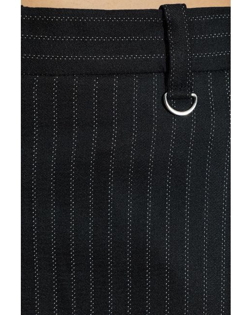 Isabel Marant Black Casual Trousers With Belt Loops