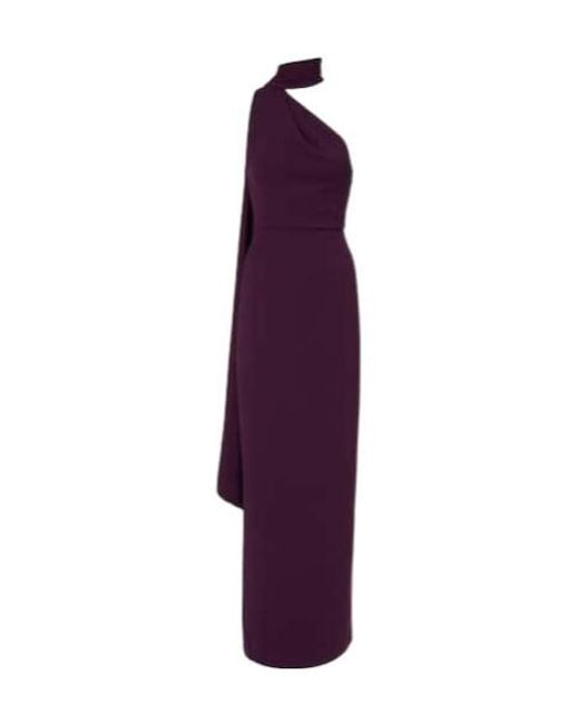 Solace London Purple Demi Gown