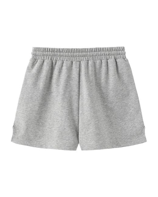 Marissa Chiara Gray Elastic Waist Shorts