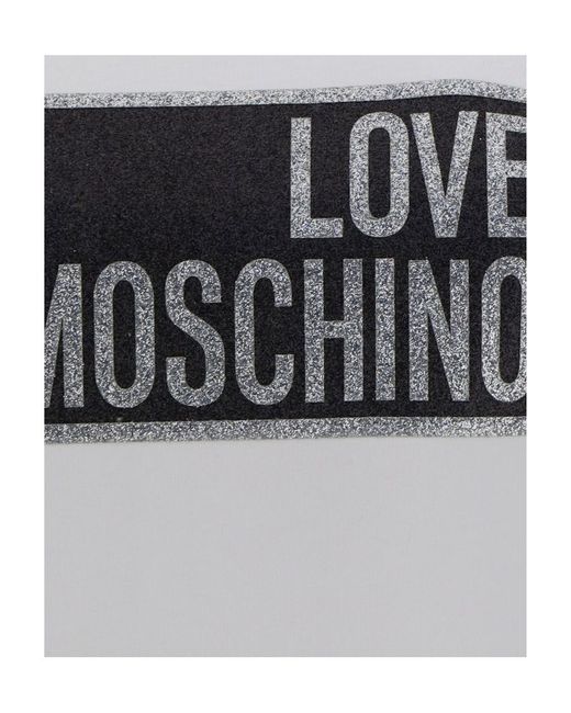 Moschino White Item O-Neck Short-Sleeved T-Shirt
