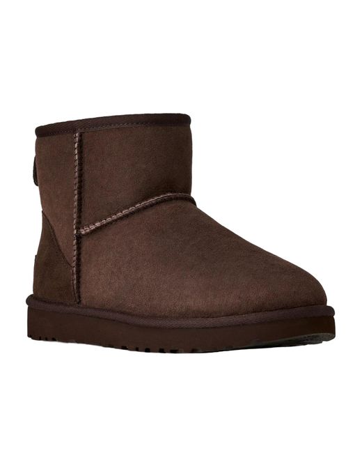 Ugg Brown Classic Mini Ii Shearling Boots