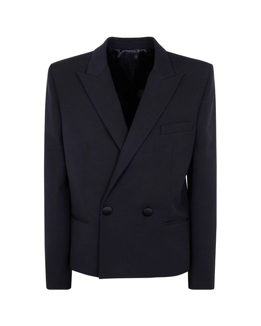 Balmain Blue Double Breasted Tailored Blazer for men