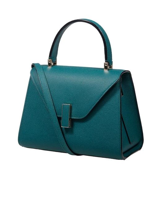 Valextra Green Iside Mini Shoulder Bag