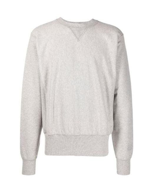 Maison Margiela Gray Crew Neck Sweatshirt for men