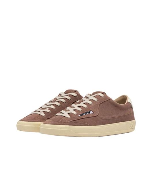 Autry Brown Windscape Low Sneakers