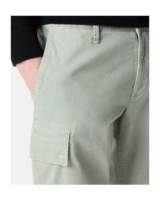 Stone Island Gray Cargo-Pocket Trousers for men