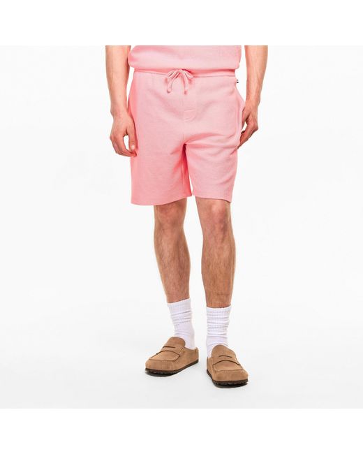 Boss Pink Comfortable Shorts for men