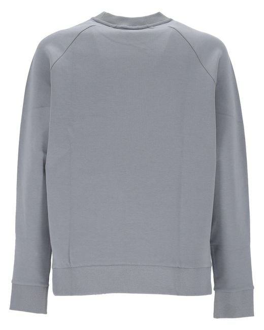 Boss Gray Crew Neck Long-Sleeved Sweatshirt for men
