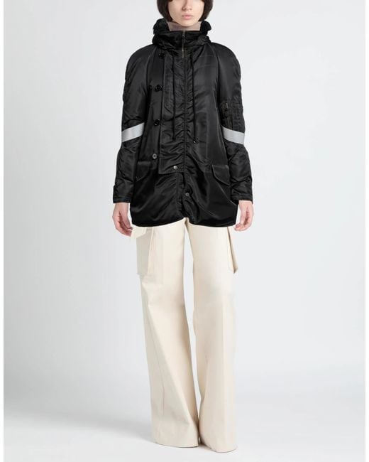 MM6 by Maison Margiela Black Warm Fleece Coat