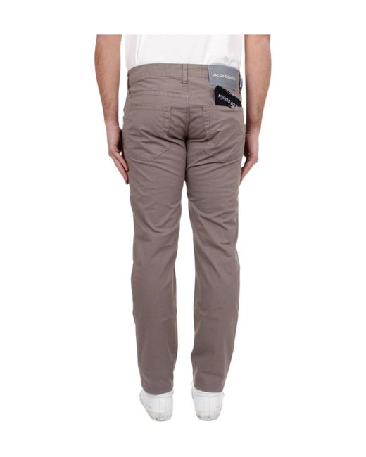 Jacob Cohen Gray Belt Loop Jeans for men