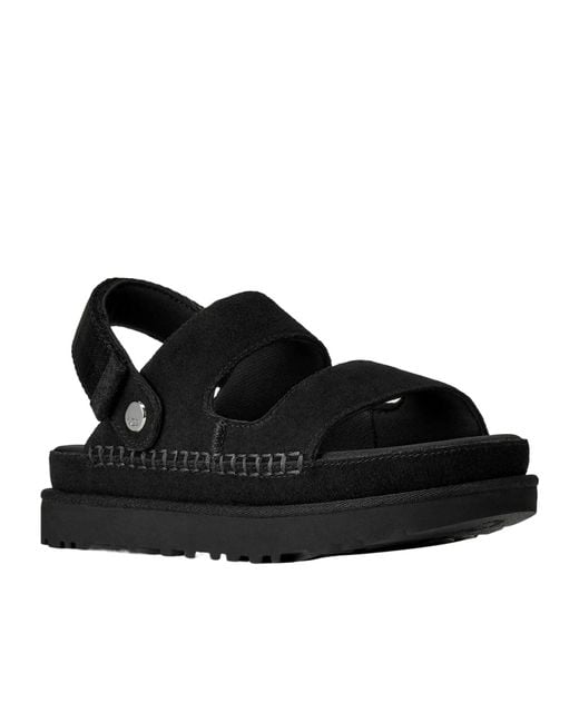 Ugg Black Goldenstar Glide Sandals
