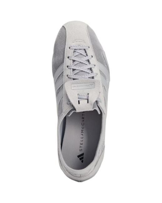 Adidas By Stella McCartney Gray Sportswear 76 Low-Top Sneakers