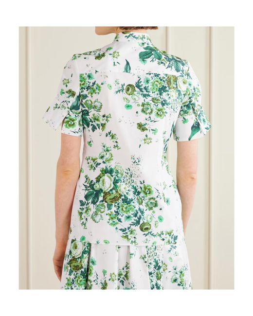 Erdem Green Printed Shirt
