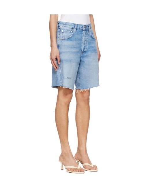 Citizens of Humanity Green Ayla Shorts