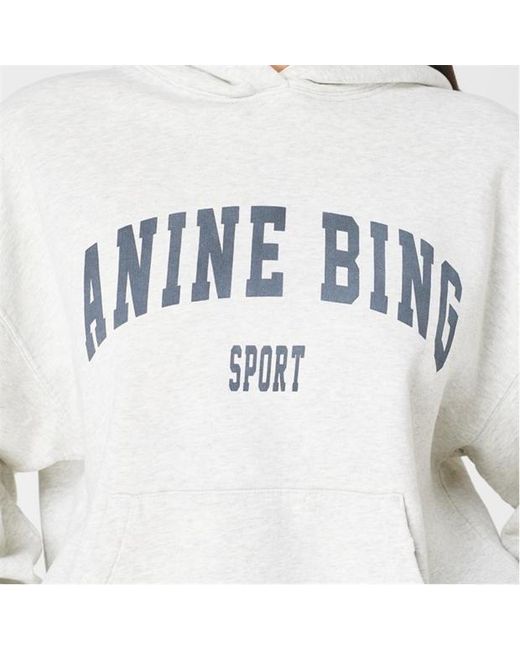 Anine Bing Gray Long Sleeve Sweatshirt