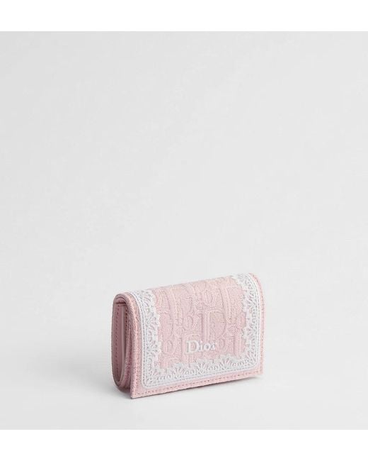 Dior Pink Oblique Glycine Wallet