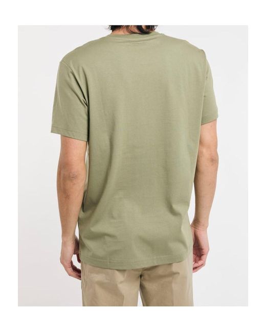 Fay Green Pocket Crew Neck T-Shirt for men