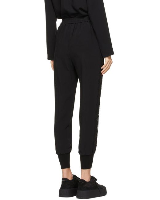 Stella McCartney Black Tapered Leg Trousers
