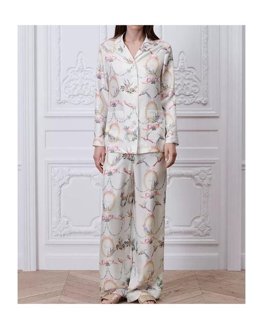 Dior White Qixi Pants