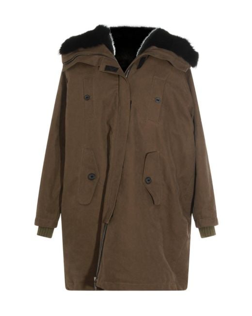 Dolce & Gabbana Brown Zip-Up Hooded Jacket