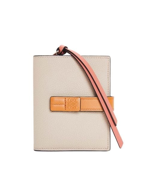 Loewe White Compact Zip Wallet