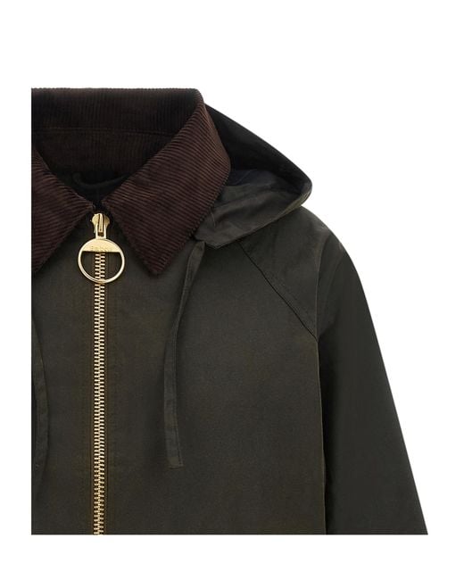 Barbour Black Long-Sleeve Casual Jacket