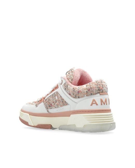 Amiri Pink Ma1 Logo Patch Sports Shoes