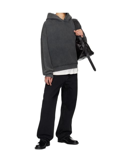 sunflower Blue Logo Patch Wide-Leg Jeans for men